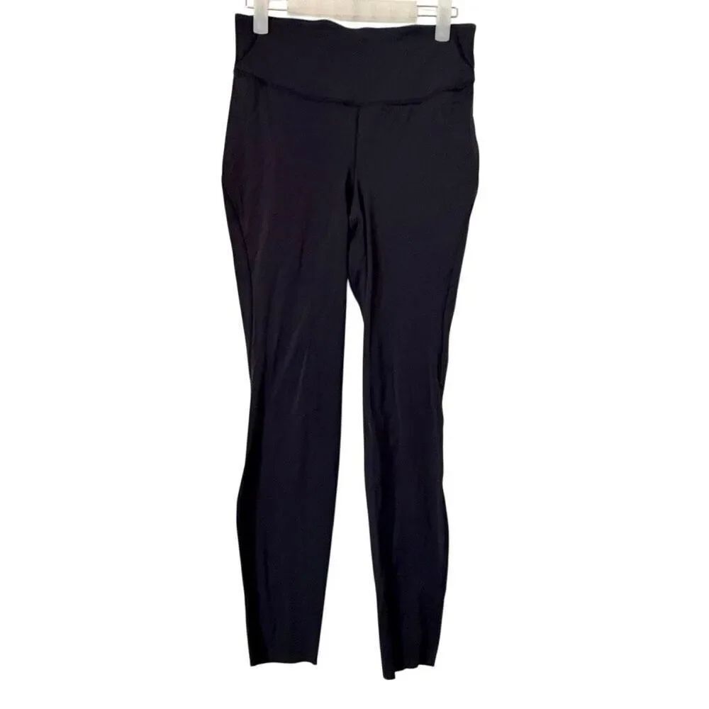 Lululemon High Rise Workout Pull-on Black Tights Leggings Size 8